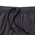 thumbnail image 5 of Plebaso Men's Athletic Shorts with Brief Liner Drawstring Breathable Gym Shorts for Running Training, 5 of 6