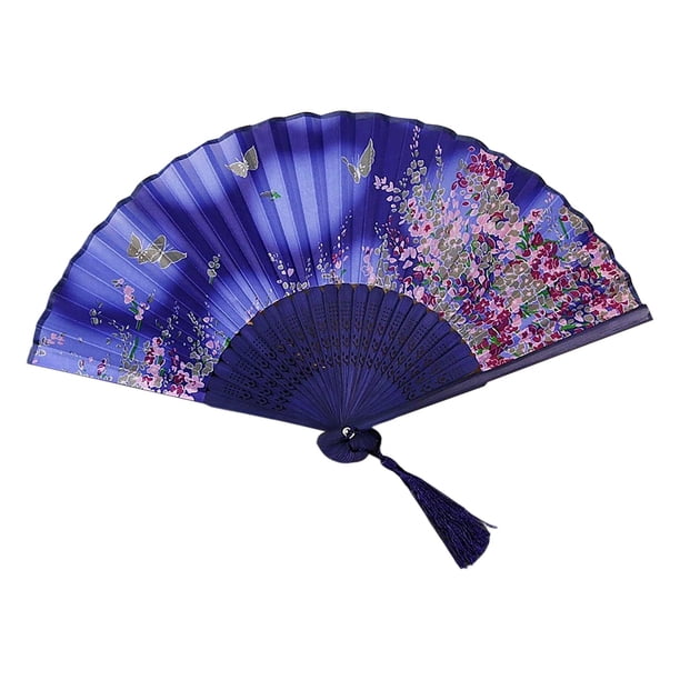 Juego De Abanicos Plegables De Mano Abanicos Decorativos De Papel De Estilo Antiguo Chino Para Actuaciones De Danza En Salas Y Salones