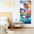 thumbnail image 5 of Bubble Guppies Door Cover Decorated Banner Home Decor Tapestry Holiday Party Supplies Door Banner Porch Sign Banner 72.8 x 35.4 Inch, 5 of 7