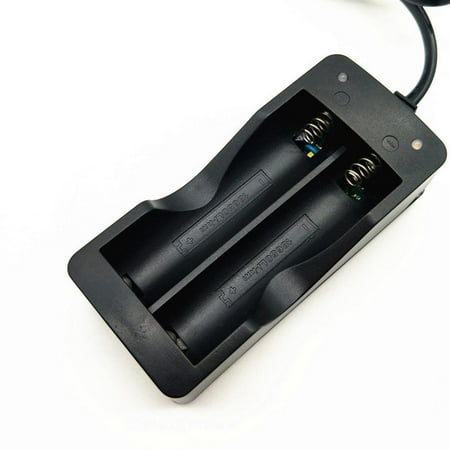 

Battery charger 18650 US Plug 2 slots Smart charging 18650 battery Li-ion Rechargeable Battery charger