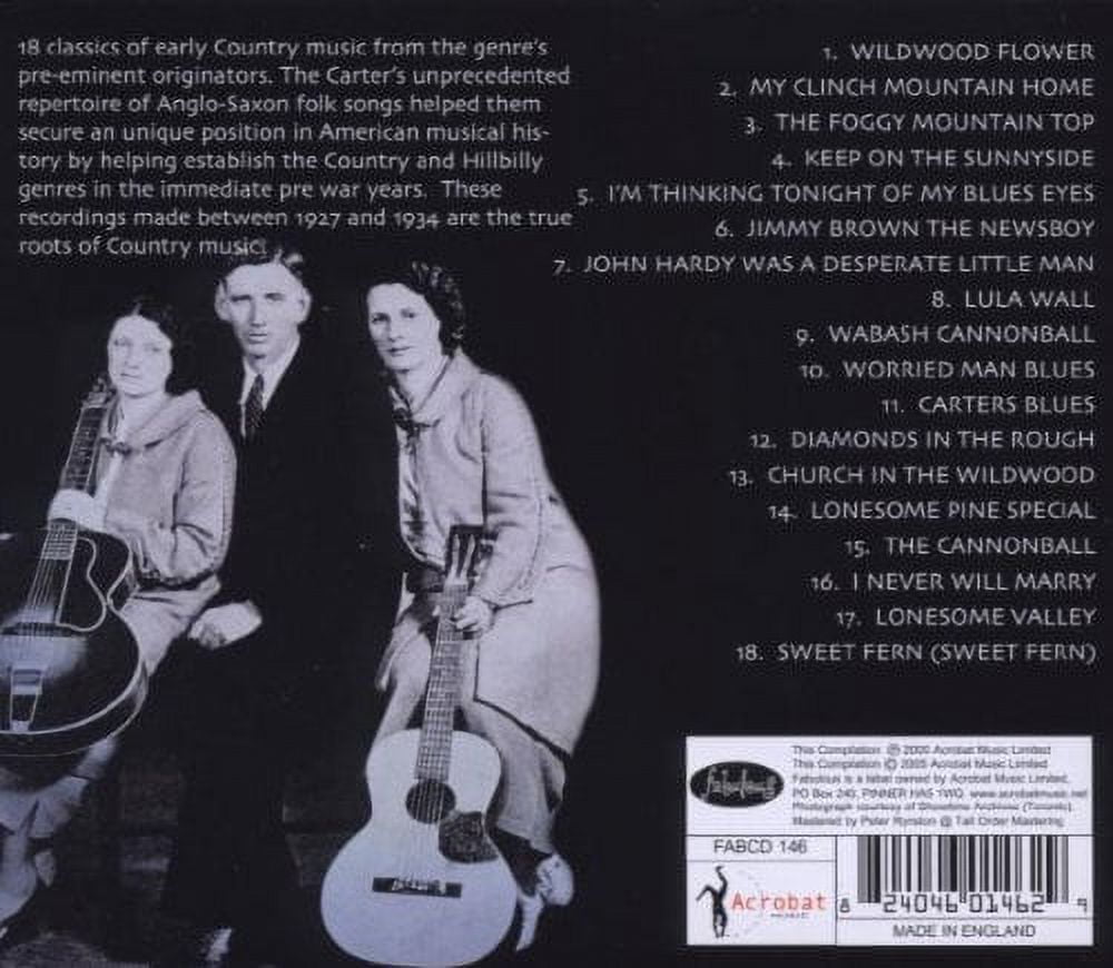 The Carter Family - Greatest Hits 1927-34 - Music & Performance - CD