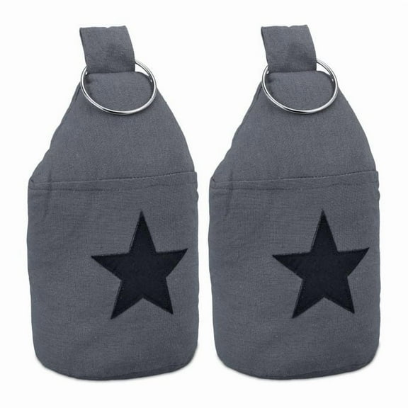 2-piece door stop set with star pattern [JUN]