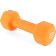 CAP Barbell 8lb Neoprene Dipped Dumbbell, Single