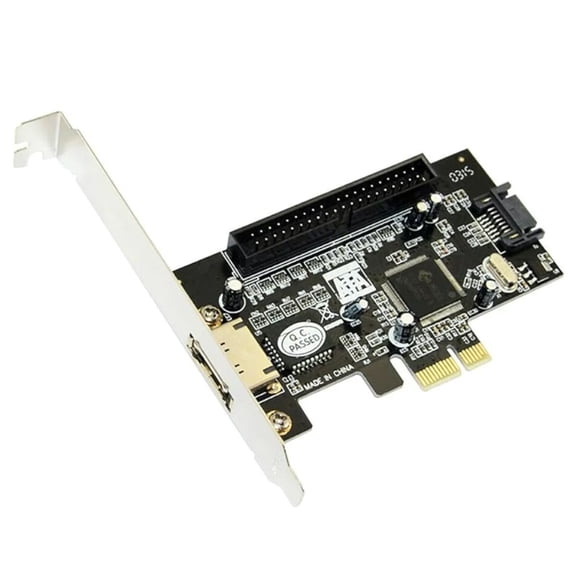PCI-E to eSATA SATA IDE Expansion Card Raid Controller Adapter Card JMB363 ATA133 TAPDRA Spare Part