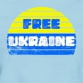 thumbnail image 3 of CafePress - Free Ukraine Women's Value T Shirt - Women's Classic T-Shirt, 3 of 4