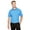 Blue, variant on Devon & Jones CrownLux Performanceâ„¢&nbsp;Men's Address Melange Polo - DG22