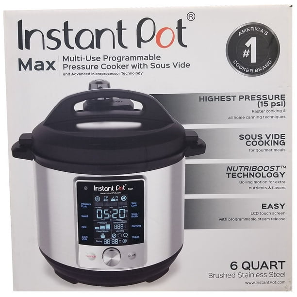 Instant Pot, 6Quart Max 9in1 MultiUse Programmable Electric