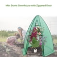 thumbnail image 6 of Heavy Duty Hexagonal Greenhouse for Outdoor Plants – Portable Garden Cold Frame with Durable PE Cover, Zippered Door, Mesh Window – Stable Winter Protection for Vegetables, Flowers, Herbs, Fruits, 6 of 7