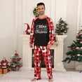thumbnail image 5 of Penkiiy Matching Christmas Pajamas For Family Xmas Holiday Pjs Elf Plaid Sleepwear Outfit Sets For Women/Men/Couples/Adult XL Black, 5 of 5