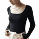 thumbnail image 1 of Mangas largas, camisas largas de mujer, camisas, camisetas, tops, 1 of 5