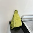 thumbnail image 2 of Kukuzhu Women‘s Casual Fanny Pack Japanese Kawaii Colorful Crossbody Bag Lightweight Belt Pack for Travel Sports Hiking (Green), 2 of 6