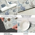 thumbnail image 6 of Nautical Kitchen Rug Set of 2,Ocean Themed Kitchen Decor Vintage Beach Kitchen Mat Non-Slip Washable, Farmhouse Ocean Kitchen Decor Anti Fatigue Floor Mat for Kitchen Laundry Room,17x30+17x47 Inch, 6 of 6