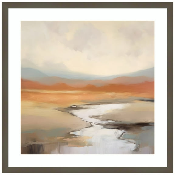Amanti Art Peaceful Scenic Haven II Wood Framed Wall Art Print