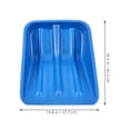 thumbnail image 2 of SOPOTUTU Heavy Duty Snow Shovel Blue Plastic Shovel Accessory QJ20 Design 1Pcs, 2 of 8