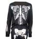 thumbnail image 5 of Sunloudy Conjunto de ropa de dos piezas de Halloween para mujer, jersey con estampado de esqueleto negro y pantalones con bolsillos, S/ M/ L Sunloudy moda, 5 of 9