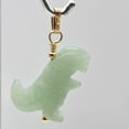 thumbnail image 5 of Aventurine Dinosaur Tyrannosaurus Rex 14Kgf Pendant | 1.5" (Long) | Green |, 5 of 7