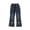 Navy1, variant on Diufon Toddler Baby Girls Denim Pants Casual Elastic Waist Loose Flared Pants Kids Trendy Jeans with Pockets