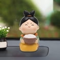 thumbnail image 4 of Decoración de coche Linda figura de dama Tang Figuras de niña Adorno Interior de coche Arroz, 4 of 9