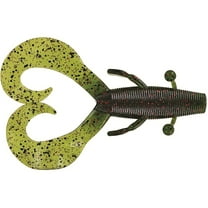 Yamamoto Cowboy Creature Bait, 4", 7pk, Watermelon w/Black Red Flake