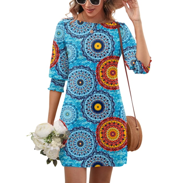 Camiseta LUYAA Vacation 2025 para mujer, casual, de verano