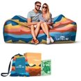 thumbnail image 1 of Sofá inflable Chillbo Lazybone, sillón portátil, 1 of 8
