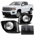 thumbnail image 2 of Winjet WJ30-0502-09 2015-2018 GMC Canyon Fog Light Kit with Custom Dash Panel Replacement Wiring Harness Switch Fuse Relay Pair Set Left and Right Driver Passenger Side OE Fitment for - Clear Lens, 2 of 4