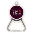 thumbnail image 1 of Lithuanian Mandarin Tave Myliu Ouvre-Bouteille en Métal pour Bière en Acier Inoxydable, 1 of 3