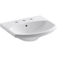 thumbnail image 1 of KOHLER K-2363-8-0 Cimarron Bathroom Sink Basin, White, 1 of 1