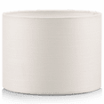 thumbnail image 1 of Bouclair White Round Chita Fabric Lamp Shade, 1 of 5