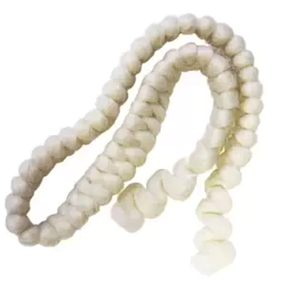 Mypartyshirt Crepe Hair White Mehron Braid Beard Moustache