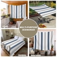 thumbnail image 6 of Blue Gray Striped Tapestry for Bedroom Wall Hanging Tapestry, Farmhouse Stripe Art Ceiling Backdrop Tapestries Poster Blanket Wall Decor for Teens Room Living Room Dorm 59" x 79", 6 of 8