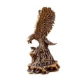 thumbnail image 2 of Eagle Statue Free Stand Modern Collectible Desk Ornament Feng Shui Copper Animal, 2 of 9