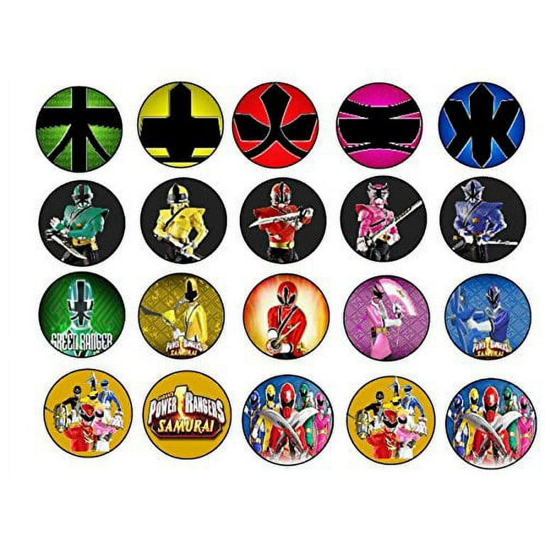 20 Power Rangers Samurai Edible Image Cookie or Cupcake Topppers - Walmart.com 20-power-rangers-samurai-edible-image-cookie-or-cupcake-topppers-walmart-com