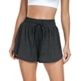 thumbnail image 3 of JuneFish Women's 2 in 1 Flowy Athletic Shorts Running Tennis Skirt Workout Skorts with Pockets, 3 of 9