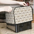thumbnail image 7 of Honeii Retro Rabbit Print 2 slice Toaster Cover, Two Slice Toaster Dust-proof Cover For Kitchen Small Appliance and Fingerprint Protection, 7 of 7