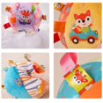 thumbnail image 2 of Baby Cloth Ball Toy With Sound Effects Colorful Fun Patterns Soft Ball Toy Novelty Gift For Toddler Infants, 2 of 5