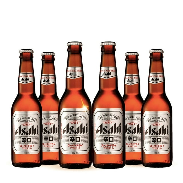Six Pack Cerveza Asahi Extra Dry 330ml C/u