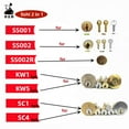 thumbnail image 1 of Lishi 2 in 1 Tool SS001 SS002 SS002R pro R52 KW1 KW5 SC1 SC4 SC20 M1/MS2 AM5 R52L Locksmith Tools for Home Door Civil Locks, 1 of 3