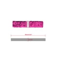 thumbnail image 3 of Cinturones Anchos Brillantes para Mujeres INSPIRE CHIC con Hebillas de Entrecruzado y Decoración de Lentejuelas, Cinturones Elásticos 2PCS Color Rosa Rojo, 3 of 6
