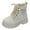 B-591-Beige, variant on Caqnni Girl's Waterproof Fashion Knee High Riding Boots Dress Princess Shoes Girls Leather Tall Winter Boots Girl's Leather Knee High Riding Boots Size 11