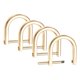 thumbnail image 1 of Ganchos de Clasp Giratorio Uxcell [4pcs] - Clips de Llave para Hacer Llaveros - [Oro Claro - 1.1 IN] Hardware de Clip de Cinta, 1 of 6