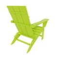 thumbnail image 3 of WestinTrends Ashore All-Weather Poly Lumber Adirondack Chairs, Foldable Modern Farmhouse Design, Outdoor Patio Seating, Lime, 3 of 9