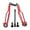 Red, variant on Aluminum Hollow Out Bikes V Brakes Set 24/26Inch Enhanced Braking Long Arm Quick Installation