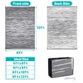 thumbnail image 6 of Ileading Outdoor Rugs 8'x10' for Patios Clearance Waterproof Patio Rugs Reversible Mats Plastic Straw Rug Large Outside Area Rug Door Mat for RV,Patio,Backyard,Deck,Beach,Trailer,Camping, 6 of 10