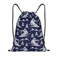 thumbnail image 1 of Gaeub Abstract Skiing Drawstring Backpack Bag Sport Gym Sackpack Heavy Duty String Backpack for Men Women-Medium, 1 of 6