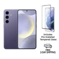 thumbnail image 1 of Pre-Owned Samsung Galaxy S24 5G S921U (Fully Unlocked) 128GB Cobalt Violet w/ Pre-Installed Tempered Glass, 1 of 3