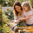 thumbnail image 4 of Whimsical Rain Chain, Decorative Downspout With Cascading Water Feature, for Gutter and Patio, Yellow, 4 of 6