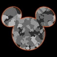 thumbnail image 2 of Men's Mickey & Friends Gray Camo Mickey Mouse Logo Pull Over Hoodie Black 2X Large, 2 of 4