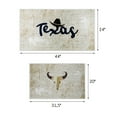 thumbnail image 5 of Sussex Home US States Design Non Skid Washable Kitchen Runner Rugs Set of 2 - Multipurpose Low Pile Area Rugs for Laundry Room, Entryway, Bathroom - Set of 44 x 24 and 31.5 x 20 Inches Floor Mats, 5 of 8