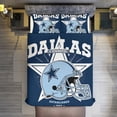 thumbnail image 4 of Football Cowboys Duvet Cover 3pcs Set Themed Multicolor Polyester Bedding Set for Bedroom Decoration Full, 4 of 6